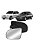 Lente retrovisor com base corsa 1994 a 2001 classic 2004 em diante chevrolet lado esquerdo blawer cod 97201 - Imagem 1