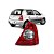 Lanterna traseira do clio hatch renault de 2003 a 2012 vermelha cristal lado direito bibas cod 028061 889268 - Imagem 1