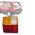 Lanterna traseira tricolor fiat uno 1985 a 2004 lado esquerdo cod 000350740 - Imagem 1