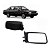 Retrovisor da santana volkswagen de 1985 a 1991 lado direito externo fixo cod 14380 - Imagem 1