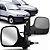 Retrovisor do berlingo e partner citroen de 1996 a 2007 externo do lado esquerdo de modelo texturizado com controle cod 21221 - Imagem 1
