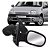 Retrovisor do clio renault de 1999 a 2012 externo do lado direito cofran com controle convexo cod 11461 0213241 - Imagem 1