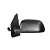 Retrovisor do polo volkswagen de 2002 a 2006 externo do lado esquerdo elétrico cod rx1165 07477530 - Imagem 1