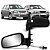 Retrovisor externo do gol g3 de 1999 a 2008 4 portas com controle convexo lado esquerdo cod rwme21cr - Imagem 1