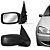 Retrovisor externo do fiesta de 1996 a 2001 fixo lado direito cod rx3336 445369 - Imagem 1