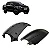 Capa retrovisor inferior amarok preto lado esquerdo metagal cod us1287541 - Imagem 1