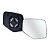 Lente retrovisor do ecosport ford de 2002 a 2011 e ranger de 2004 a 2009 lado esquerdo  com base metagal cod rfmm95 447073 - Imagem 1