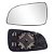 Lente retrovisor com base vectra chevrolet  2006 a 2012 metalizado lado direito refix cod gb1024 - Imagem 1