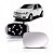 Lente retrovisor do palio fiat de 2009 a 2012 lado esquerdo com base metalizado metagal cod rtvm17 - Imagem 1