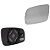 Lente retrovisor gol parati saveiro volkswagen 2000 a 2008 g3 g4 santana 1999 a 2006 com base lado direito metagal cod rwhm14 446747 - Imagem 1