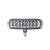 Farol auxiliar cromado slim estrobo 12 á 24 volts 16 leds vermelho cod 34667 - Imagem 1