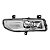 Farol auxiliar do kicks nissan de 2017 a 2021 lado direito de vidro com encaixe h8 cod 26274 - Imagem 1
