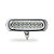 Farol auxiliar estrobo universal slim na cor cromada com led amarelo cod ap958 426613 - Imagem 1