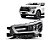 Farol da hilux srv toyota de 2021 a 2023 aro cromado lado esquerdo cod 32121 - Imagem 1