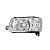 Farol dianteiro do uno fiat de 2004 a 2013 do lado esquerdo cod 16601 - Imagem 1
