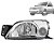 Farol do fiesta ford 2000 a 2002 do lado esquerdo e pisca cristal h4 cod 0890915 zn1111065 - Imagem 1