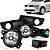 Kit farol de milha fox volkswagen 2010 em diante auxiliar neblina sem lampasuits botão modelo original cod 009576 sts008vw - Imagem 1