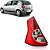 Lanterna traseira do sandero renault de 2008 a 2011 lado esquerdo de cor vermelha cristal cod 17801 - Imagem 1