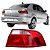 Lanterna traseira do voyage volkswagen de 2013 a 2023  lado direito bicolor com borda cromado cod 24474 - Imagem 1