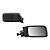 Espelho retrovisor externo do gol volkswagen de 1988 a 1994 controle remoto lente plano lado direito cofran cod 14340 0212605 - Imagem 1