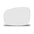 Lente de retrovisor do uno fiat de 2012 lado esquerdo com base cod 606679 rtvm97 - Imagem 1