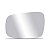 Lente do retrovisor do uno fiat de lado esquerdo blawer cod 97131 969778 - Imagem 1