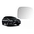 Lente do retrovisor honda civic sem base 2012 a 2017 espelhado lado direito cod 1115021 5335d - Imagem 1