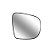 Lente do retrovisor do ix35 hyundai de 2010 a 2015 de lado esquerdo cod gb0037 1362778 - Imagem 1