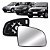 Lente retrovisor do meriva chevrolet de 2003 a 2012 com base lado esquerdo de cod 97225 966190 - Imagem 1