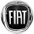 Emblema fiat na cor black piano cod 13025pr 1609134 - Imagem 1