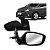 Retrovisor hyundai hb20 2012 a 2016 lado direito com controle sem pisca cod rx7744 1189602 - Imagem 1