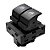 Interruptor do vidro elétrico dianteiro duplo up volkswagen 2014 a 2021 8 pinos preto led azul lado motorista dial cod 22402344 1382398 vw0184b - Imagem 1
