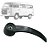 Maçaneta interna kombi volkswagen 1997 a 2013 lateral metal cod 20411 943150 - Imagem 1