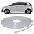 Guarnição flexível autoadesiva branca cod 8459933 - Imagem 1