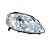 Farol do fox cross spacefox volkswagen de 2004 a 2007 lado direito foco simples cod 17300 - Imagem 1