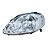 Farol do fox cross spacefox volkswagen de 2004 a 2007 lado esquerdo foco simples cod 17301 - Imagem 1