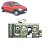 Fechadura dianteira mecânica da porta do ka ford g1 de 1997 a 2007 do lado direito - Imagem 1