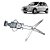 Máquina de vidro novo corsa chevrolet  4 portas traseiro lado direito sem motor cod r3328d 8703 - Imagem 1
