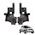 Kit trava eletrica do ka ford de 2007 2 portas tragial cod 006796 fk2 mn - Imagem 1
