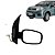 Retrovisor do uno fiat de 2015 a 2021 lado esquerdo com controle cor preta texturizado cod 26871 - Imagem 1