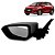 Retrovisor do onix chevrolet de 2020 a 2024 lado esquerdo externo elétrico com capa primer cod 31715 - Imagem 1