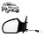 Retrovisor do ka ford de 2008 a 2014 externo do lado esquerdo  com controle cod 9722 rx3353 - Imagem 1