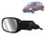 Retrovisor do ka ford  de 1997 a 2007 externo do lado esquerdo com controle  cod 13230 212951 7374 - Imagem 1