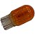 Lâmpada esmagada de 2 polos 12 volts 21 e 5 watts na cor âmbar cod 7443a 1020118 - Imagem 1