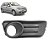 Moldura do farol auxiliar do palio fiat de 2010 lado direito com furo cod 726480 8178 - Imagem 1