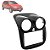 Moldura de painel 2 din do palio fiat na cor preto cod 899050 ek0203 - Imagem 1