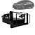 Moldura 1 2 din toyota corolla 2018 black piano cod 7091 epx327 - Imagem 1