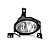 Farol auxiliar de milha da crv honda de 2010 a 2011 lado esquerdo cod 26011 - Imagem 1