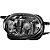 Farol de milha do c180 mercedes de 2003 até 2005 lado esquerdo lente lisa cod 23223 - Imagem 1
