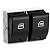 Interruptor de vidro elétrico duplo do gol g4 g5 volkswagen kostal cod 3934200 - Imagem 1